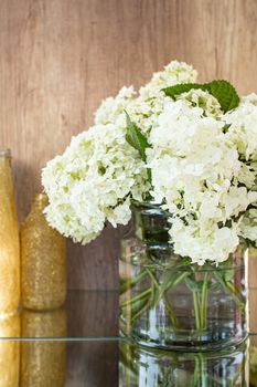 Rose blush wine in glasses. Bottle of rose wine with flowers on background. Prosecco.