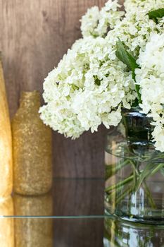 Rose blush wine in glasses. Bottle of rose wine with flowers on background. Prosecco.