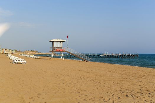 lifeguard surveillance on the beach, house, booth, watch,rescue booth