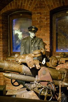 Military museum from World War 2 in Swinoujscie, Poland.