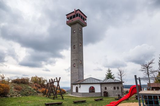 Lookout tower in Karasin, Czech Republic