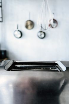 Detail image of kitchen utensils background