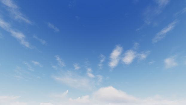 Cloudy blue sky abstract background, blue sky background with tiny clouds, 3d rendering

