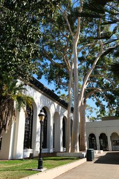 Arches on California Spanish Architecture in Santa Barbara