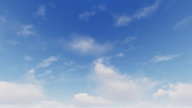 Cloudy blue sky abstract background, blue sky background with tiny clouds, 3d rendering

