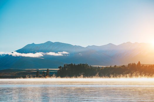 Sunrise at Lake Tekapo, South Island, New Zealand