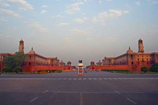 The Rashtrapati Bhavan is the official residence of the President of India located at the Western end of Rajpath in New Delhi, India.