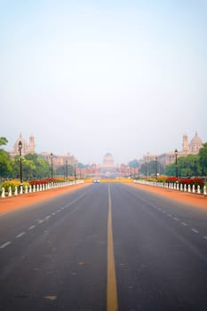 he Rashtrapati Bhavan is the official residence of the President of India located at the Western end of Rajpath in New Delhi, India.