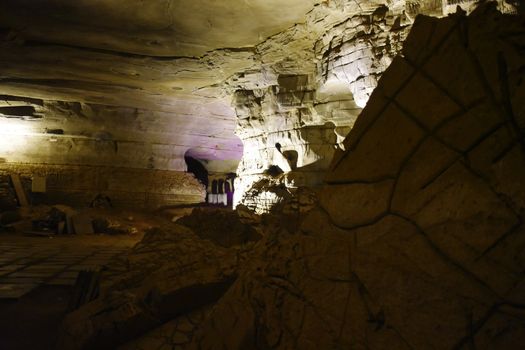 A cave situated at Belum, Kurnool AP in India