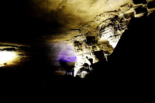 A cave situated at Belum, Kurnool AP in India