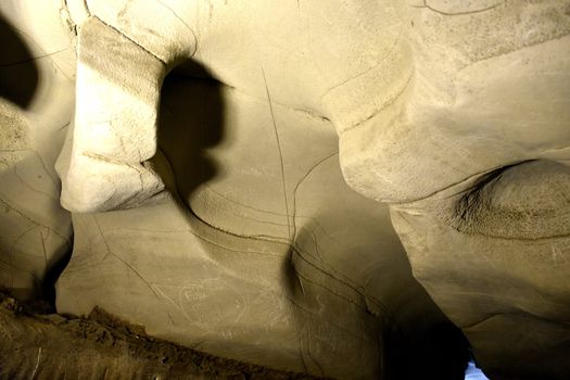 A cave situated at Belum, Kurnool AP in India