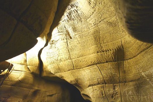 A cave situated at Belum, Kurnool AP in India