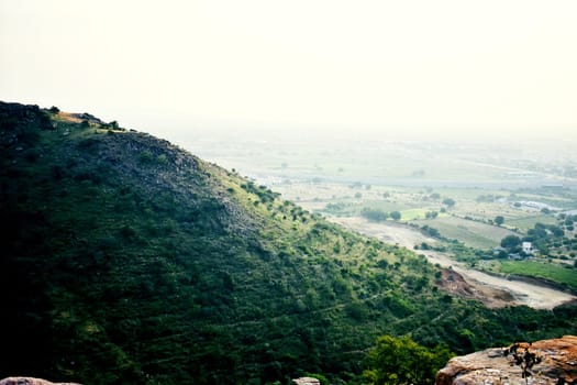 Landscape of Hill and Sky