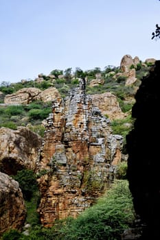 Landscape of Hill and Sky