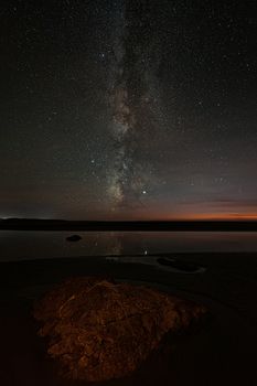 The Night Sky at a Northern California Beach, Humboldt County, California.