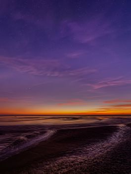 The Night Sky at a Northern California Beach, Humboldt County, California.