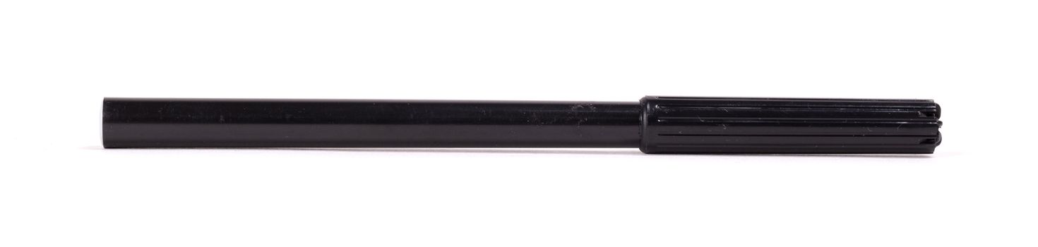 Black felt-tip pen isolated on white background