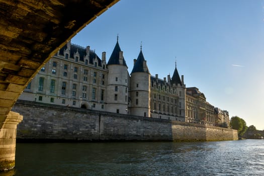 visit of Paris, Seine quay and Eiffel tower, walk in the parks of the capital of France in summer