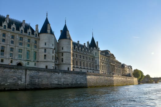 visit of Paris, Seine quay and Eiffel tower, walk in the parks of the capital of France in summer