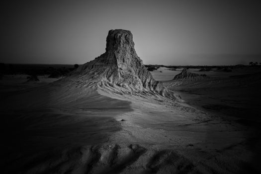 Mungo desert shaped by wind, water and erosion