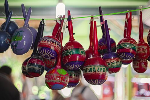 Dominican Maracas Exposed in a souvenir shop