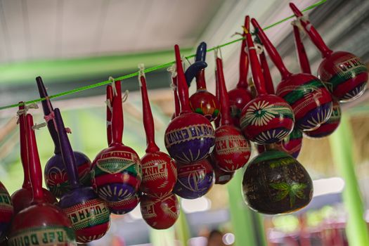 Dominican Maracas Exposed in a souvenir shop