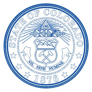 The seal of the United States state of Colorado