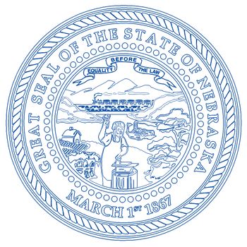 The seal of the American state of Nebraska