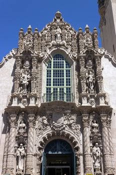 SAN DIEGO,CA - APRIL 03,2014:A View of the Museum of Man at Balboa Park in San Diego,CA,United States of America.