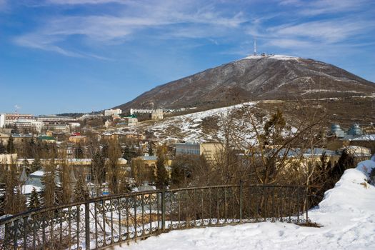 Wiev on mountain Mashuk in Pyatigorsk,Northern Caucasus.