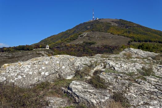 View of the majestic Mount Mashuk from Pyatigorsk,Northern Caucasus,Russia.