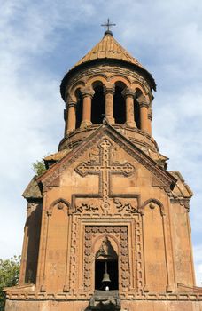 The church of Yeghvard ( Surp Astvatsatsin) completed in 1301 is located in the center of the town of Yeghvard in the Kotayk province of Armenia.