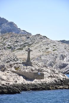 sea ​​trip around the city of Marseille and the creeks, France
