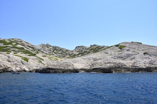 sea ​​trip around the city of Marseille and the creeks, France