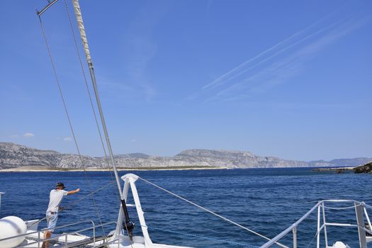sea ​​trip around the city of Marseille and the creeks, France