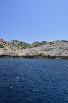 sea ​​trip around the city of Marseille and the creeks, France
