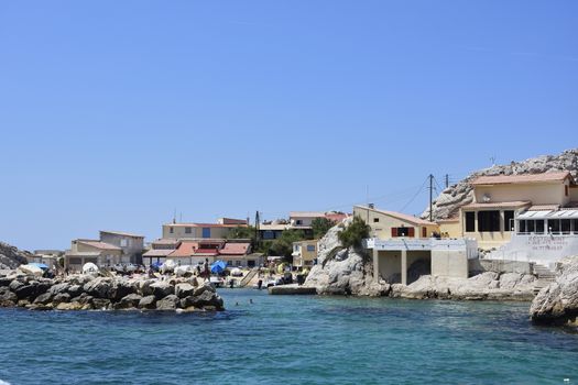sea ​​trip around the city of Marseille and the creeks, France