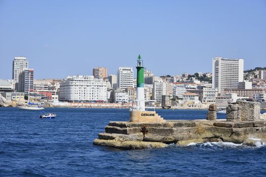 sea ​​trip around the city of Marseille and the creeks, France