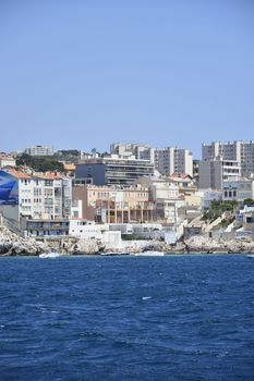 sea ​​trip around the city of Marseille and the creeks, France