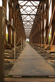 Old Steel Bridge in Germany