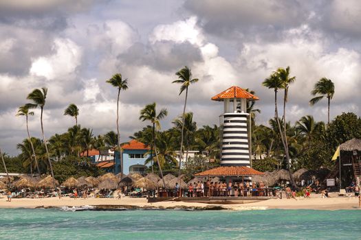 Bayahibe lighthouse taken from the sea