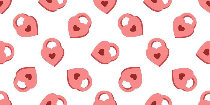 pattern for Valentine's Day. Love and hearts, February 14th. Pattern for textiles and packaging paper. Romantic motives.