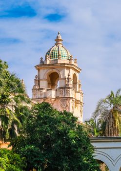 Plaster Bell Tower in Balboa Park