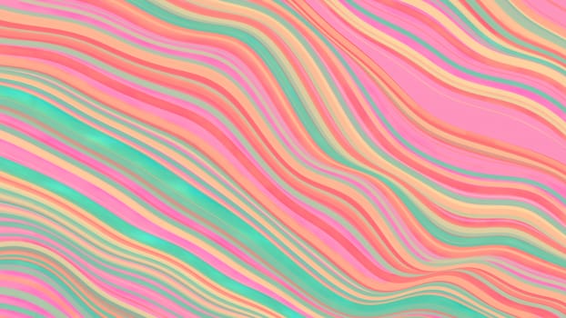 3d illustration, abstract geometric backgrounds, multicolour independent lines