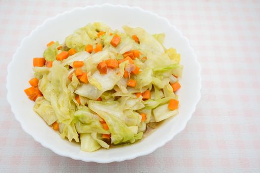 Fried Cabbage With Fish Sauce. it is a simple menu, make the fish sauce to be good smell on the surface of the pan. When sauce is heated, the water will evaporate, leaving only dried salt and fish.