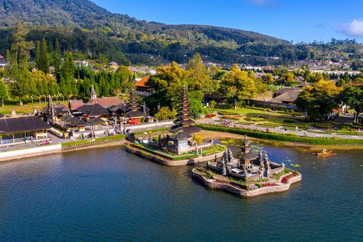 pura ulun danu bratan temple in Bali, indonesia.