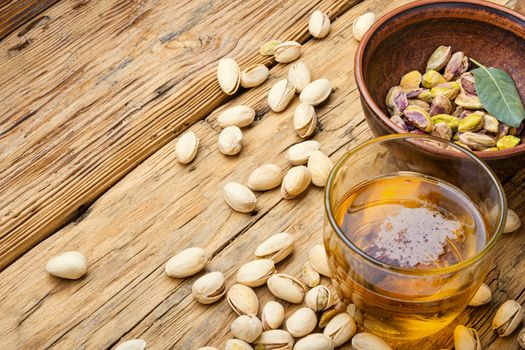 Pistachio nuts,healthy snacks.Salted pistachios for beer.Pistachio nuts in the bowl