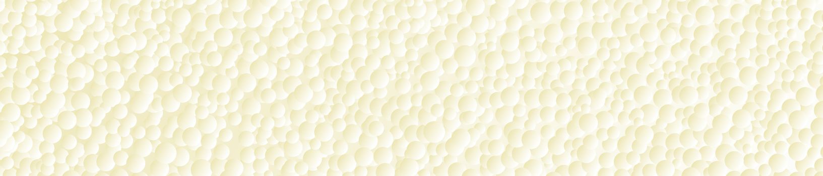 Bubbles and froth on a fizzy drink as a web banner background