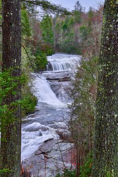 Triple Falls in the Dupont State Forest in North Carolina.