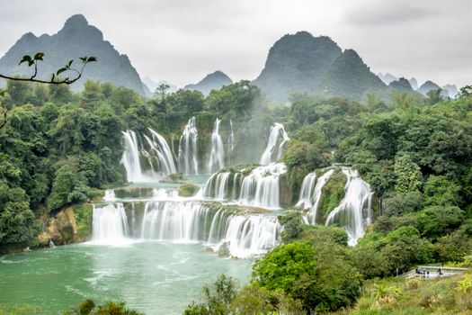 The Detian Falls in Chongzuo of Guangxi, China.